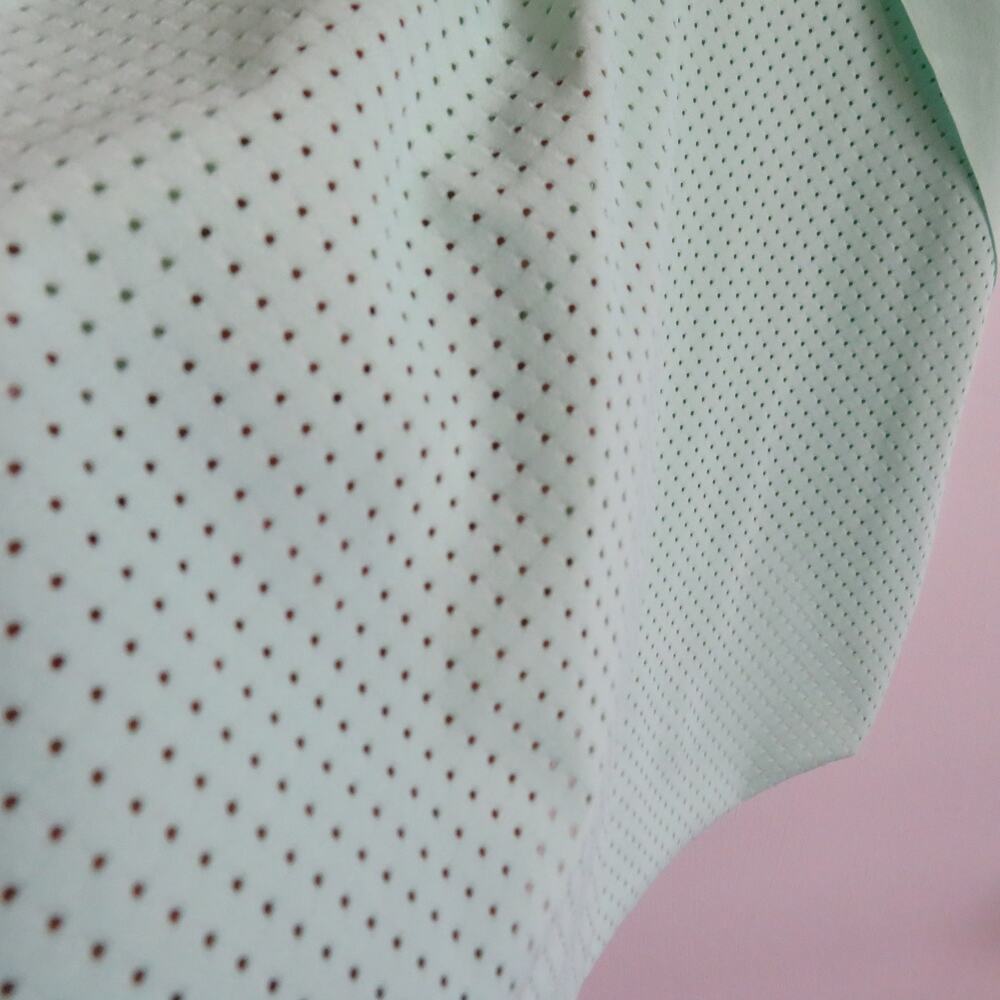 Ivivva Kids Sz 10 Light Green Tank Mesh Back Sleeveless Laser Cut Athletic Wear - Picture 3 of 6